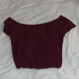 brandy melville off the shoulder top